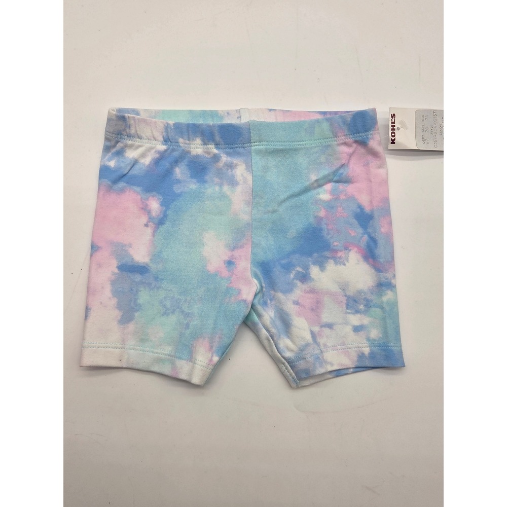 Disney Jumping Beans 12M Pastel Tie Dye Bike Shorts NWT 101-918